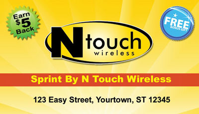 Discount Customer Card for Wireless Phone Store